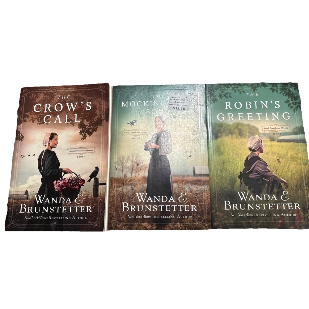 Amish Greenhouse Mysteries Books 1-3 Wanda Brunstetter Crows Call Amish Romance
